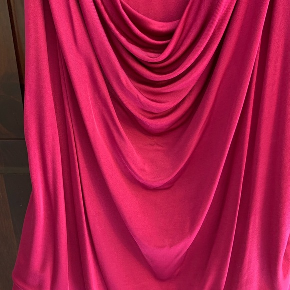 Diane Von Furstenberg Large Tank Top Sleeveless Pink pony Club Sexy Fuchsia XL - Picture 7 of 12